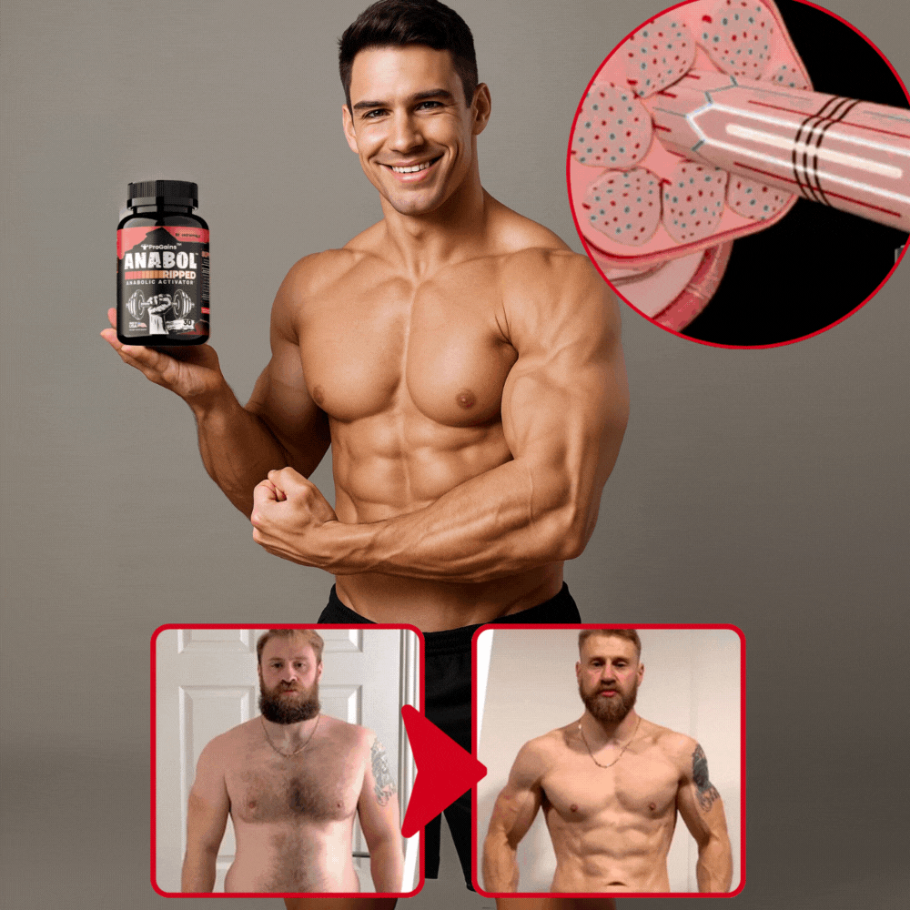 ProGains™ | Bygg upp till 99% mer synlig muskelmassa och känn dig starkare redan på 3 veckor!