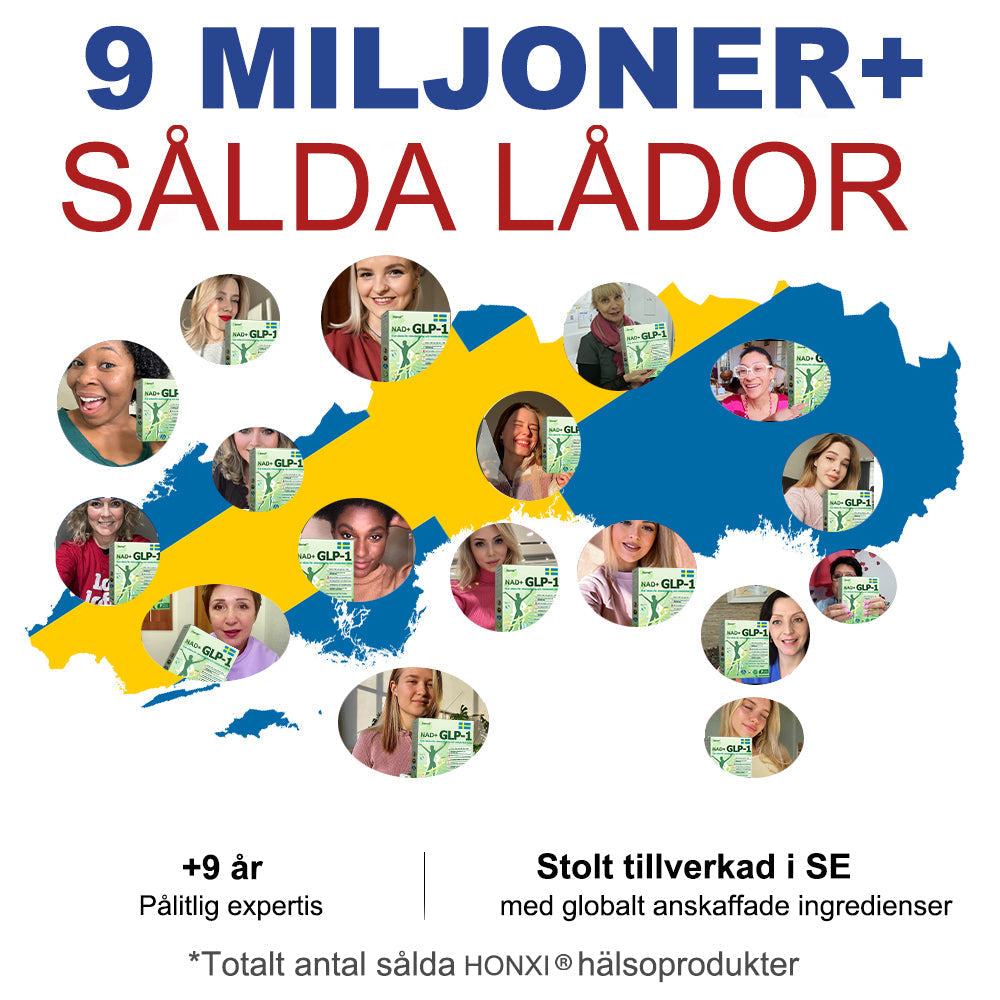 HonXi® NAD+ GLP-1 – Synliga resultat på 7 dagar
