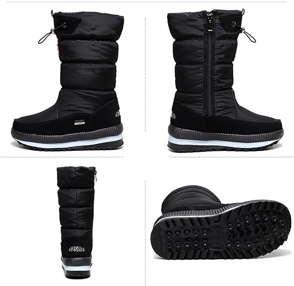 EverWarm™ | Halkfria och Vattentäta Snöstövlar i Fuskpäls