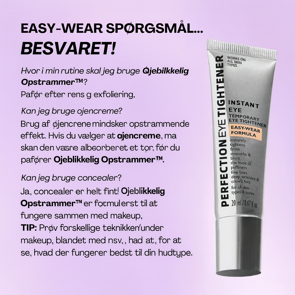 Ögonblickslyftet™ | Ögonkräm | Minskar påsar, svullnader och fina linjer på sekunder
