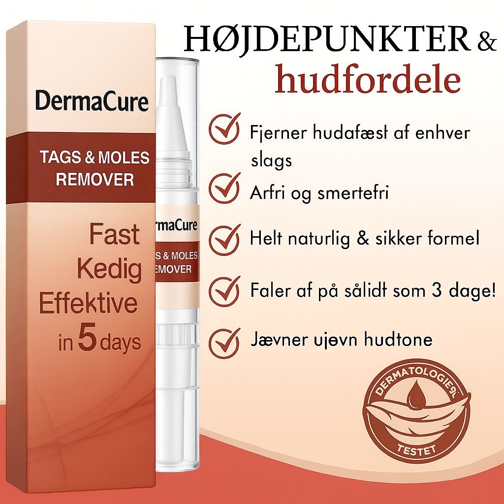 DermaCure™ | Tar bort vårtor och åldersfläckar – smärtfritt inom 3 dagar!