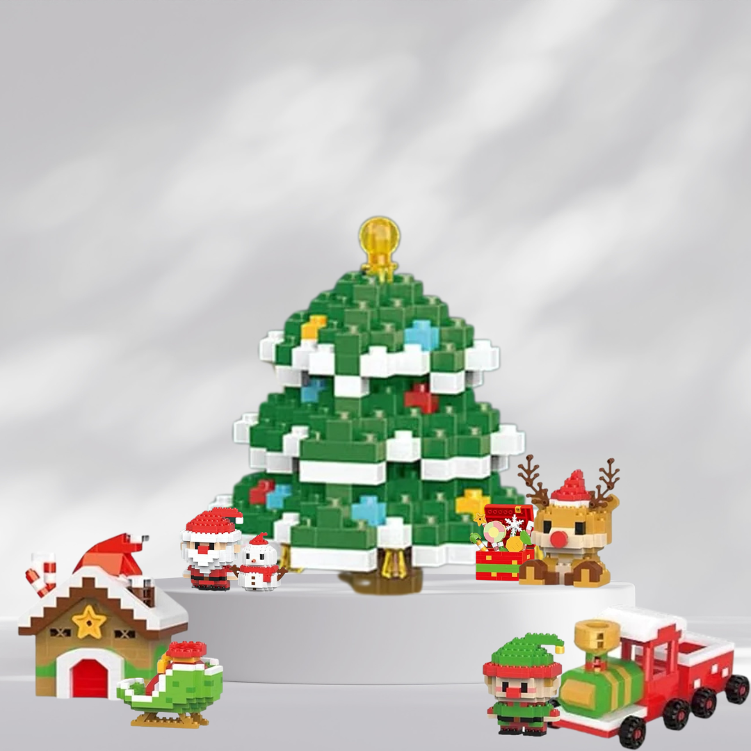 Jultomtens Byggklossar™ – 12 julfigurer för hela familjen