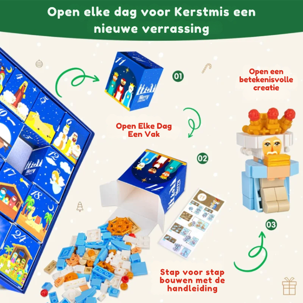 Miniatyrfigurer till julkrubban Adventskalender 2025 ✨