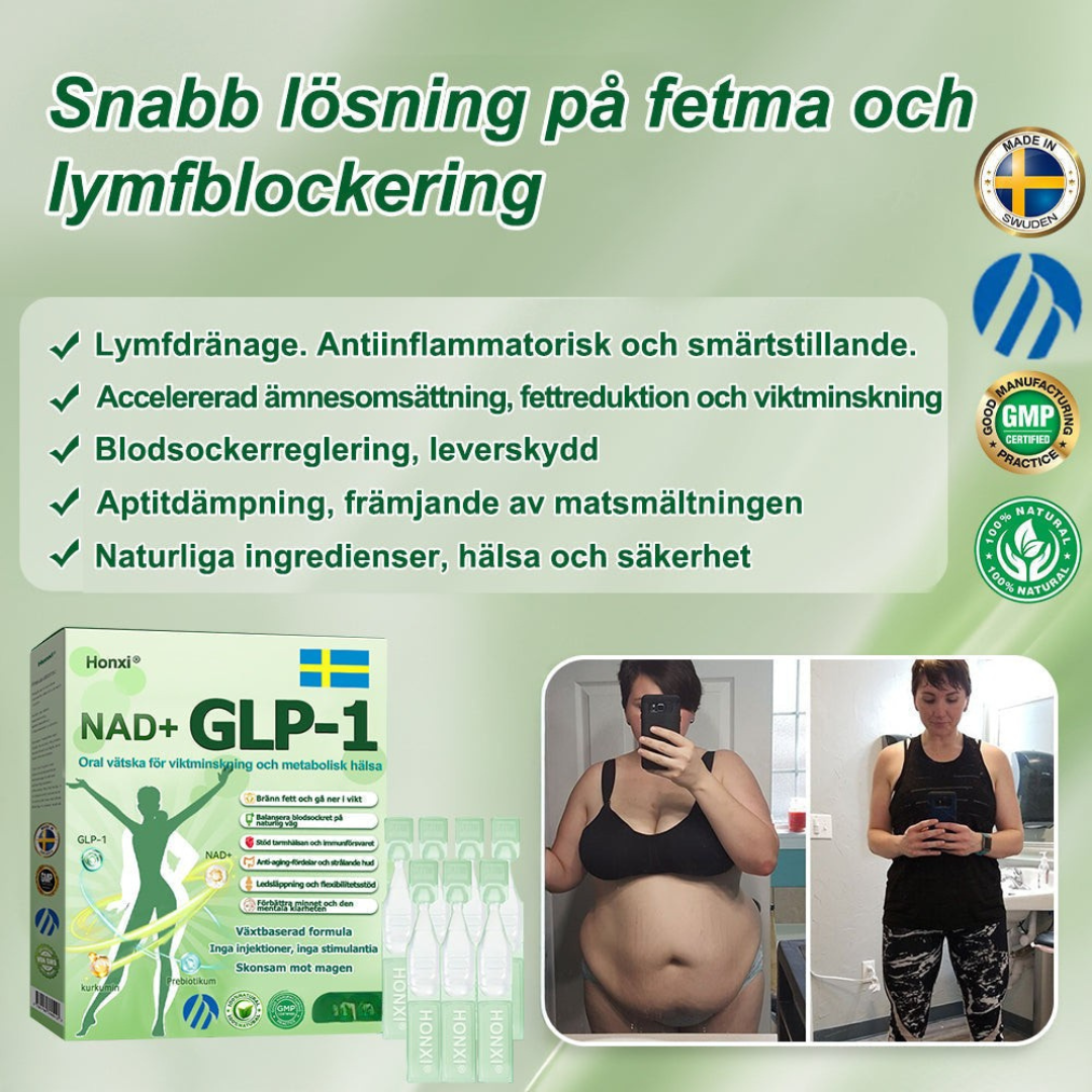 HonXi® NAD+ GLP-1 – Synliga resultat på 7 dagar