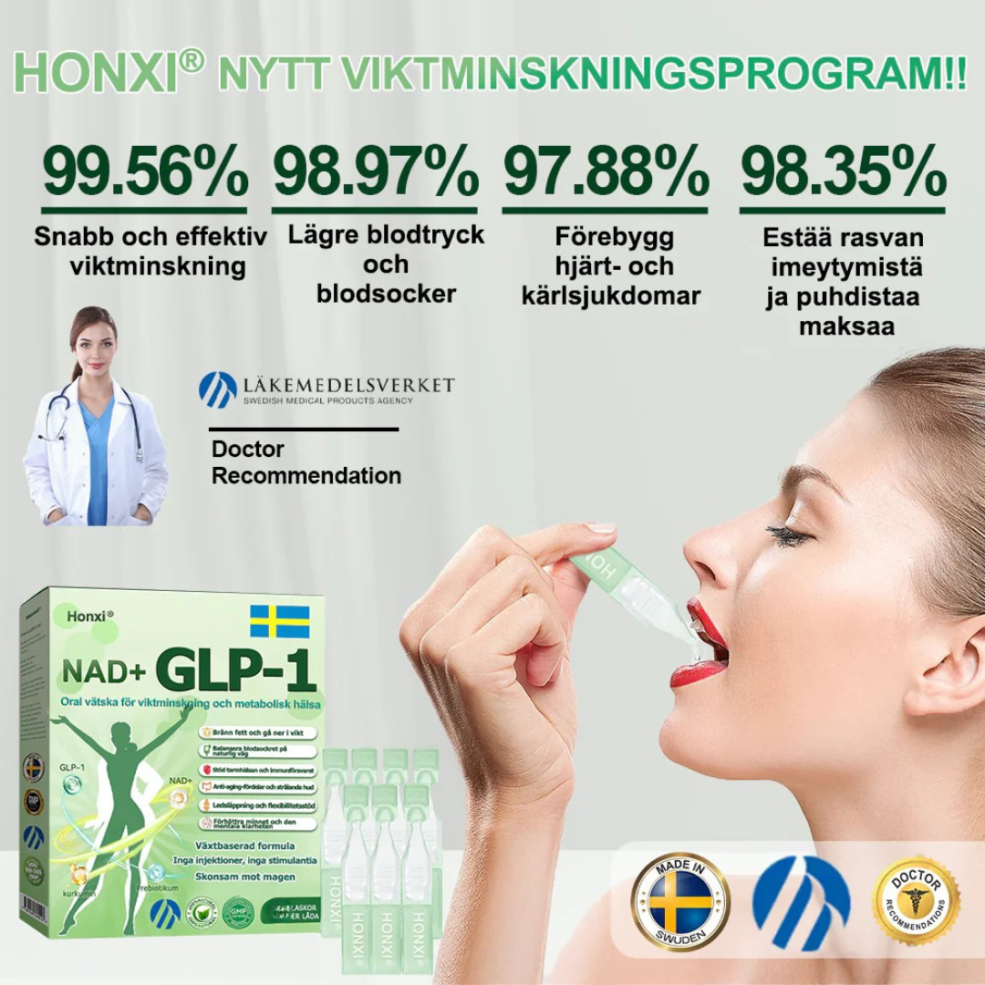 HonXi® NAD+ GLP-1 – Synliga resultat på 7 dagar