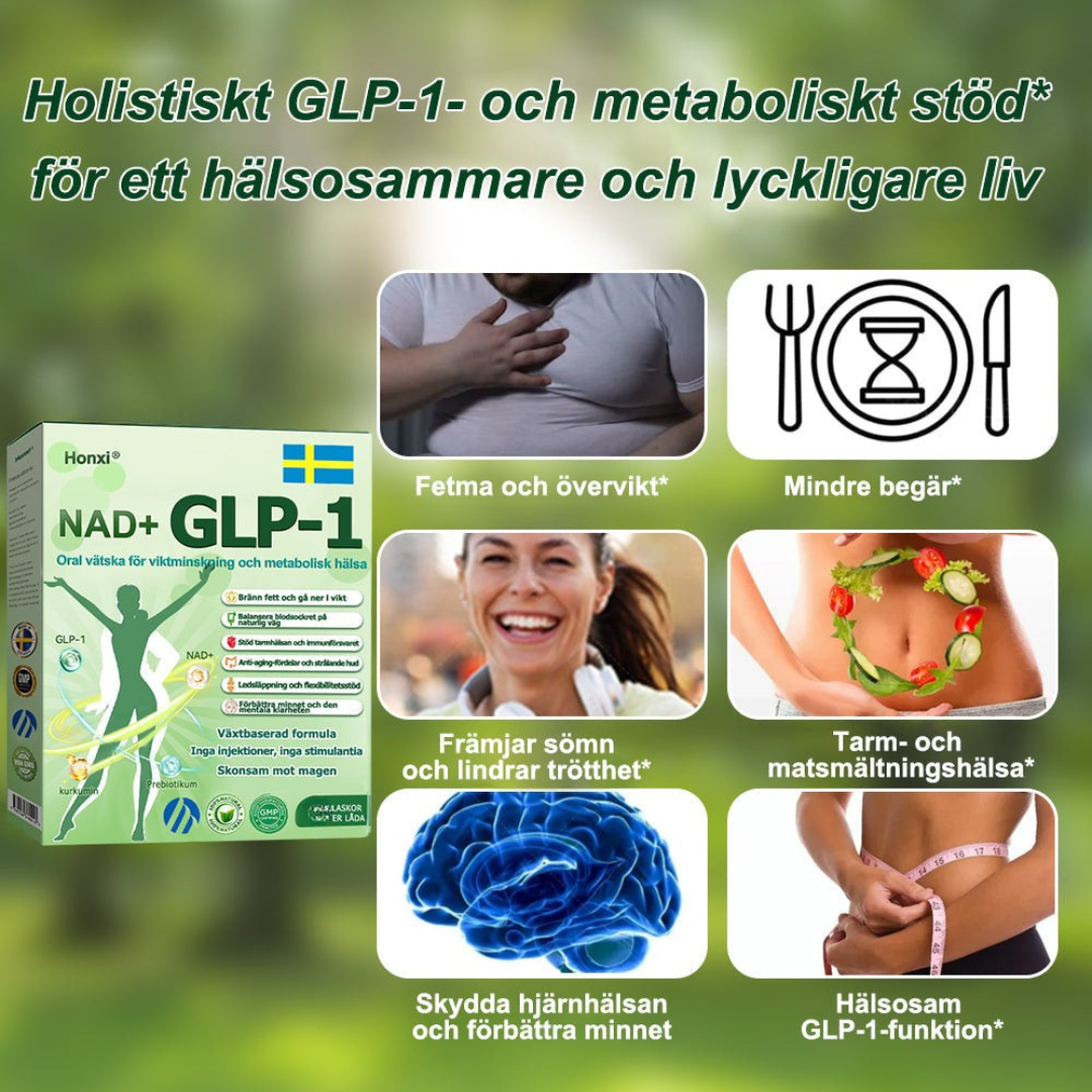 HonXi® NAD+ GLP-1 – Synliga resultat på 7 dagar