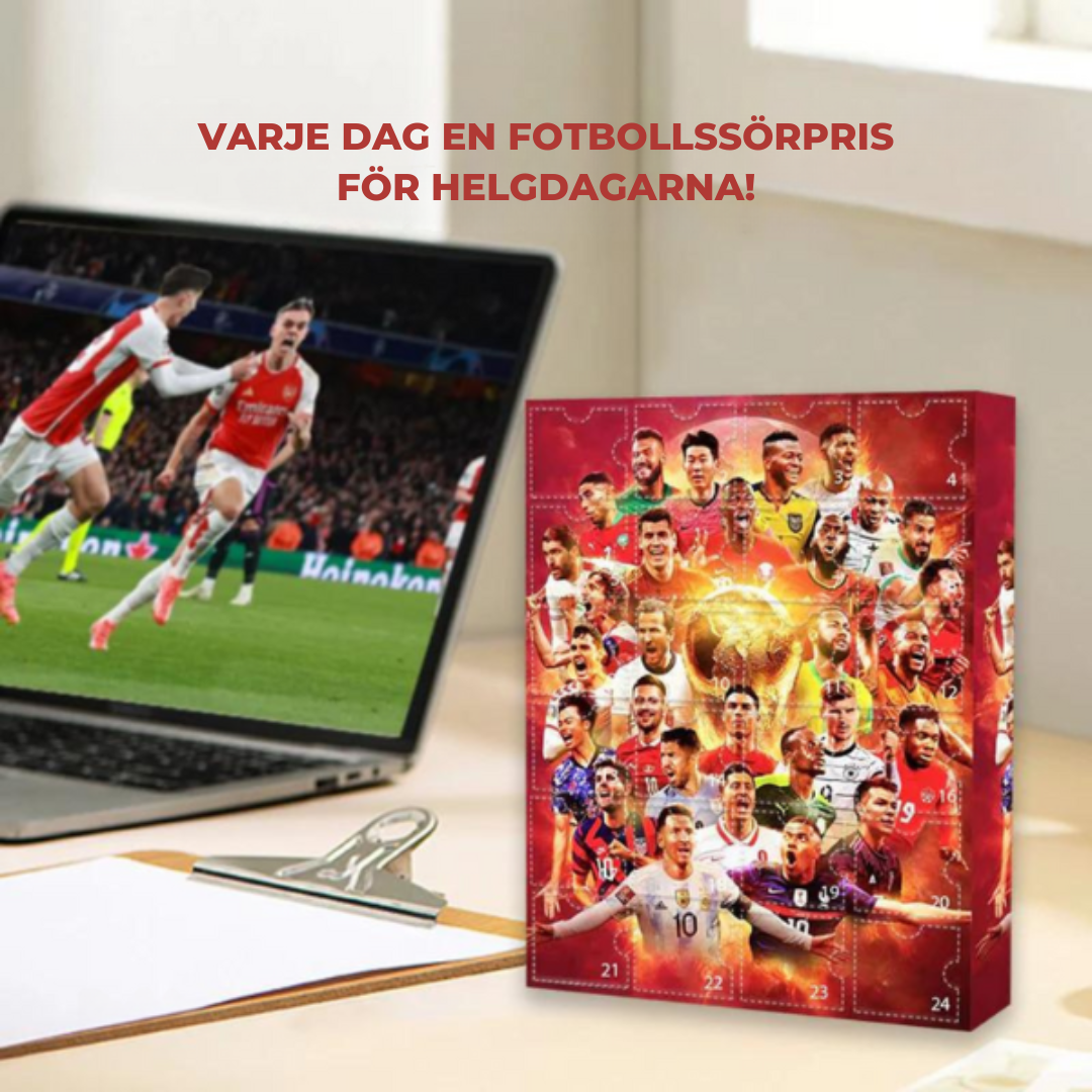 Fotbollsstjärnornas adventskalender
