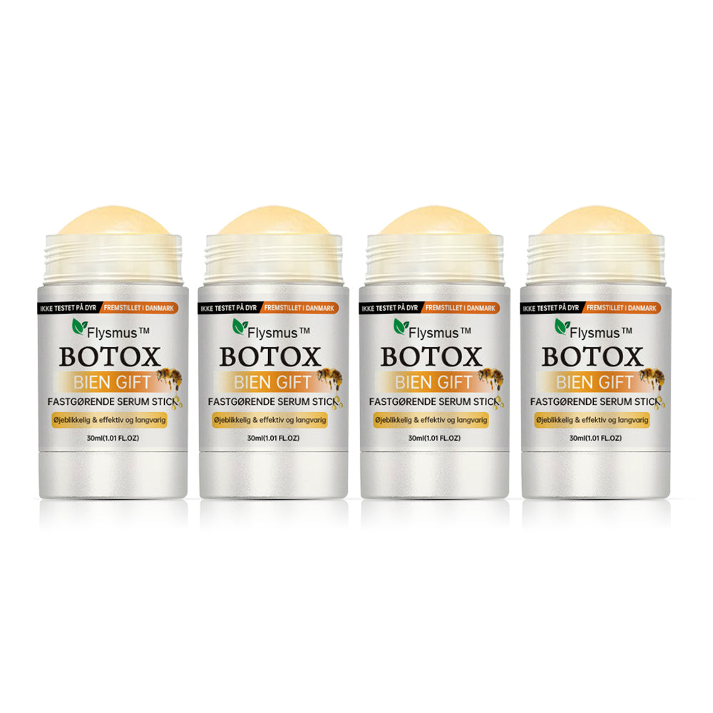 Tillverkad och skickad från Sverige – Flysmus™ Botox Bivengift Uppstramande Serumstick