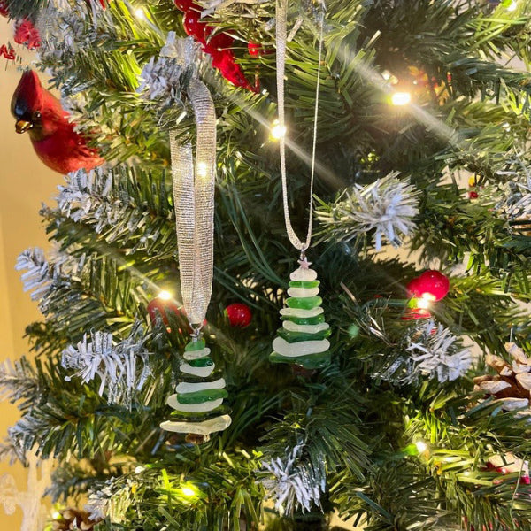 🌊 Adventskalender med sjöglas-julgran 2025