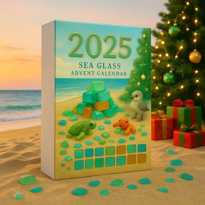 🌊 Adventskalender med sjöglas-julgran 2025