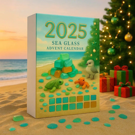 🌊 Adventskalender med sjöglas-julgran 2025
