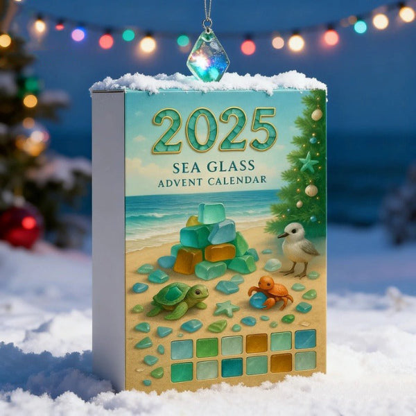 🌊 Adventskalender med sjöglas-julgran 2025