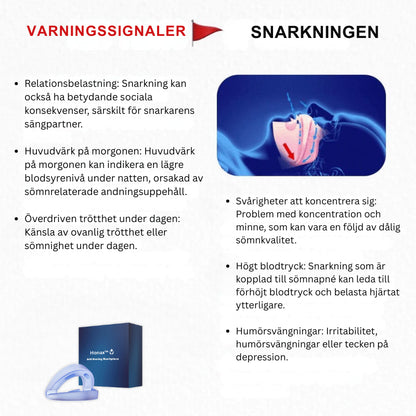 Honax™ Anti-Snark-Munstycke – Stoppa Snarkning och Förbättra Sömnkvalitet
