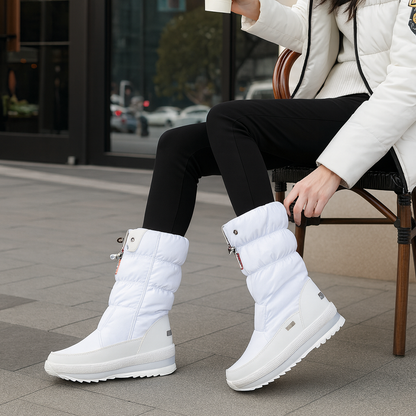 EverWarm™ | Halkfria och Vattentäta Snöstövlar i Fuskpäls