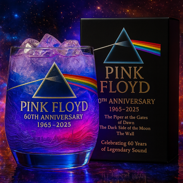 🔥 Pink Floyd 60-årsjubileumswhiskyglas