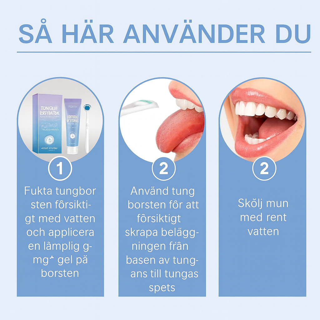 OralMint™ | Säg adjö till beläggningar på tungan, dålig lukt och bakterier