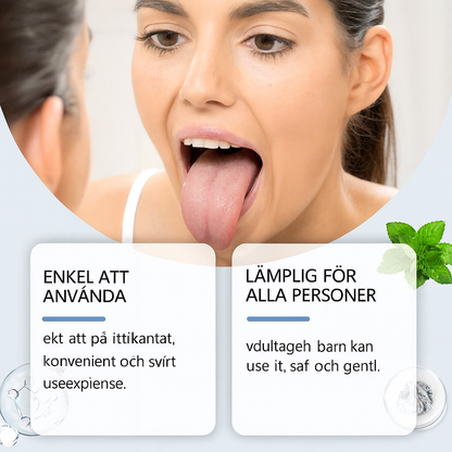 OralMint™ | Säg adjö till beläggningar på tungan, dålig lukt och bakterier