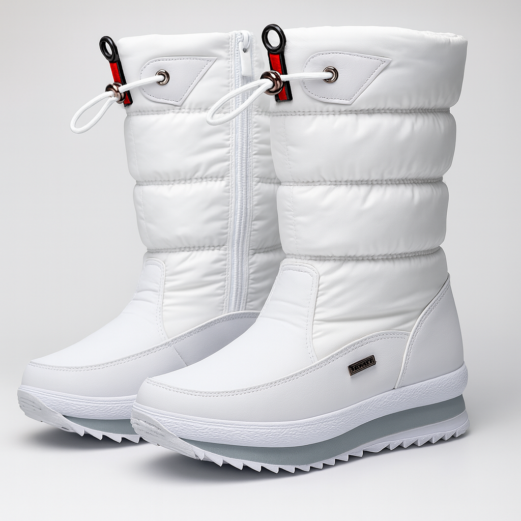 EverWarm™ | Halkfria och Vattentäta Snöstövlar i Fuskpäls