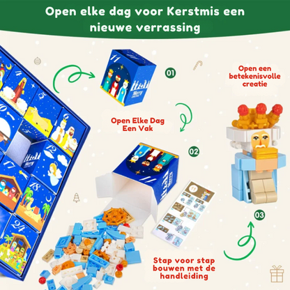 Miniatyrfigurer till julkrubban Adventskalender 2025 ✨