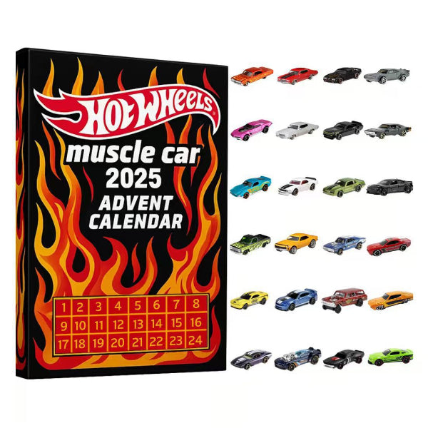 🚗🔥 Hot Wheels Muscle Car Adventskalender 2025 🔥🚗