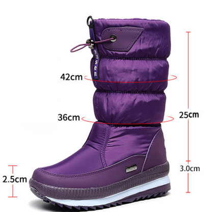 EverWarm™ | Halkfria och Vattentäta Snöstövlar i Fuskpäls