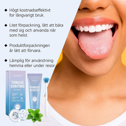 OralMint™ | Säg adjö till beläggningar på tungan, dålig lukt och bakterier