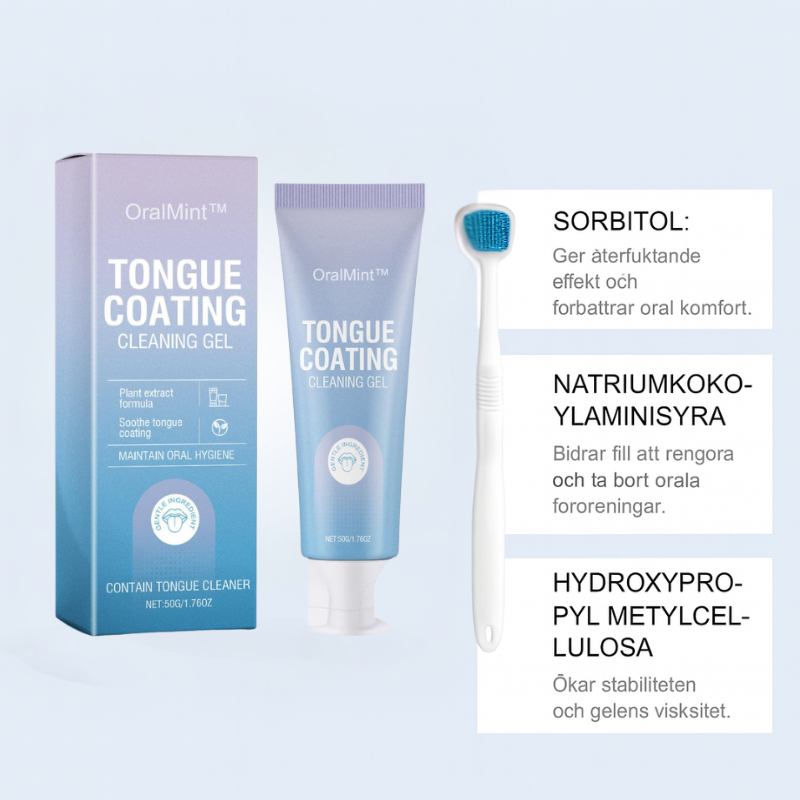 OralMint™ | Säg adjö till beläggningar på tungan, dålig lukt och bakterier