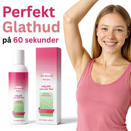 GlatHud™ | Hårborttagningsskum | Bli av med inåtväxande hårstrån och tråkig daglig rakning!
