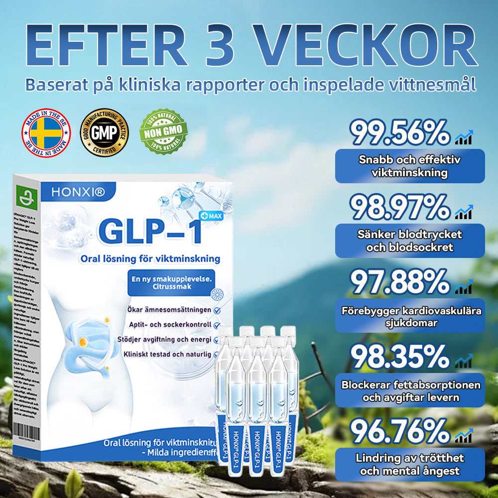 HonXi® NAD+ GLP-1 – Synliga resultat på 7 dagar