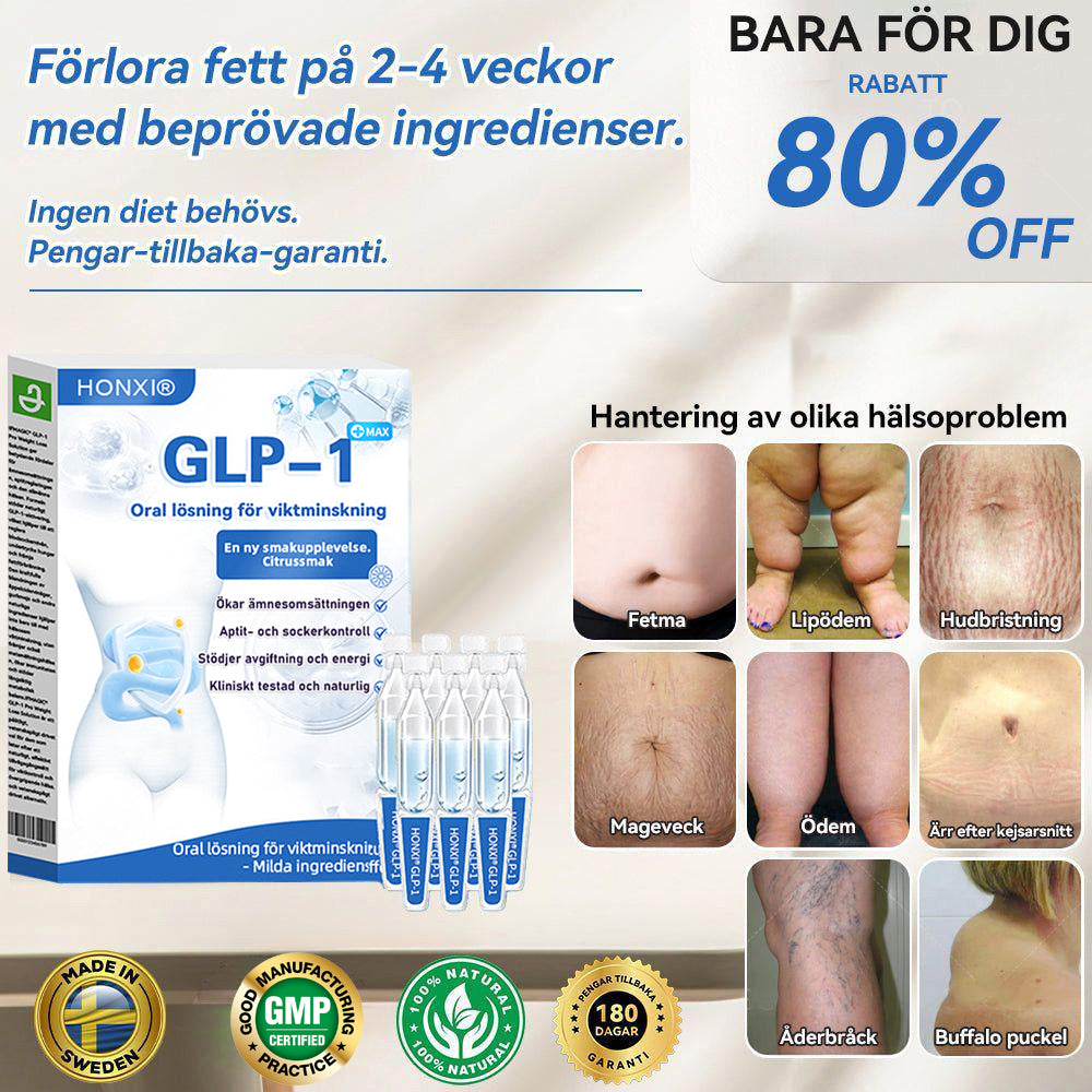 HonXi® NAD+ GLP-1 – Synliga resultat på 7 dagar